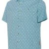 Grundens Platform Short Sleeve Shirt - Surf Anchor Print - 2X-Large