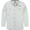 Jetty Bowline Long Sleeve Guide Shirt - Grey - 2X-Large