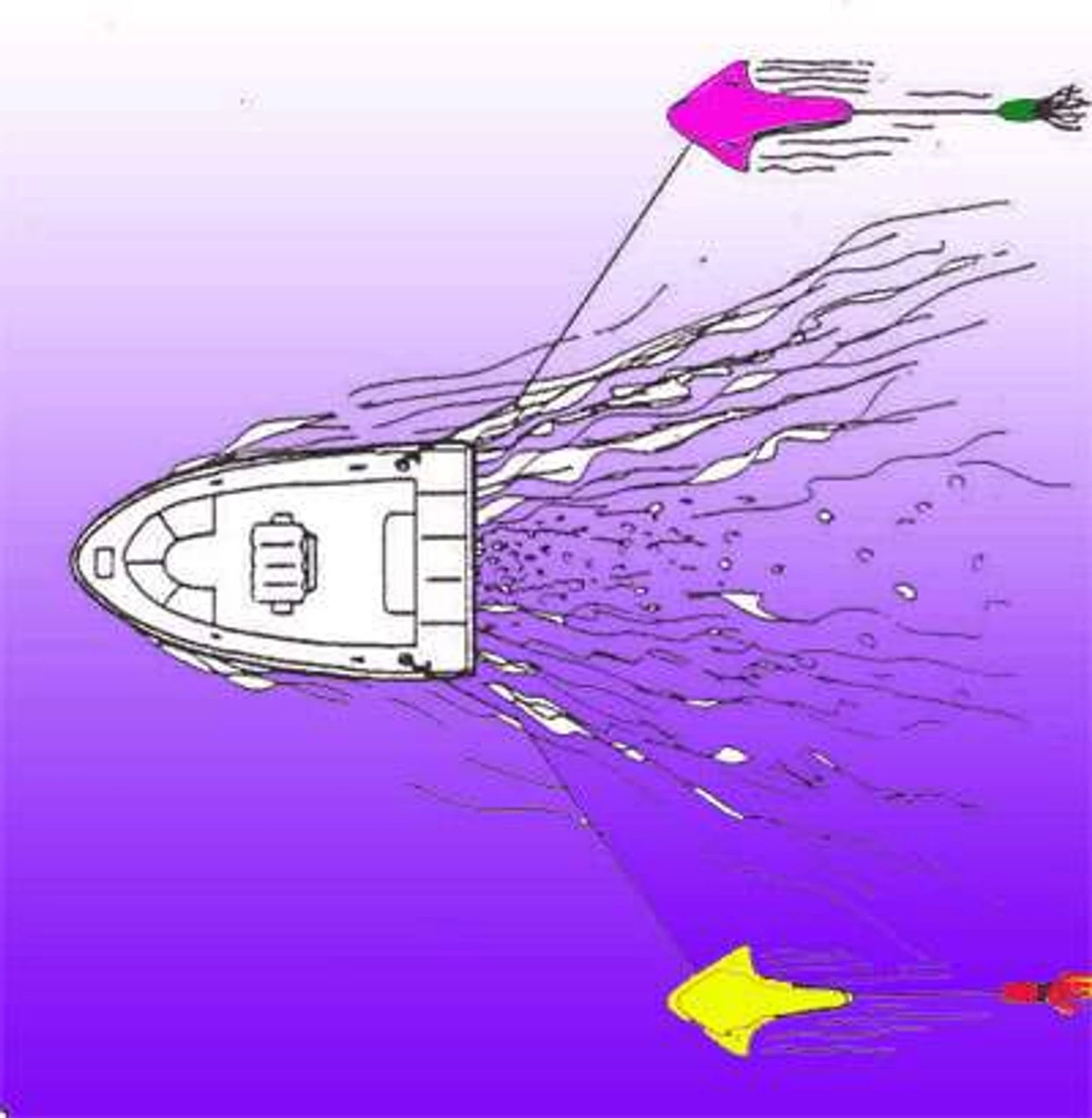Out-Rover Outrigger/Teaser - Green - Port (Left) 2 Out-Rover Outrigger/Teaser - Green - Port (Left) - Image 2