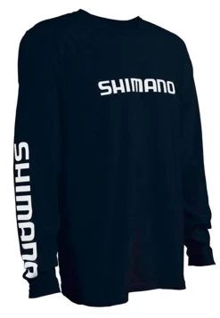 Shimano Logo Cotton Long Sleeve T-Shirts -Simms Store shimano logo cotton long sleeve t shirts 18403.1651243776