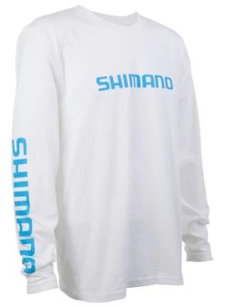 Shimano Logo Cotton Long Sleeve T-Shirts -Simms Store shimano logo cotton long sleeve t shirts 65285.1651243778