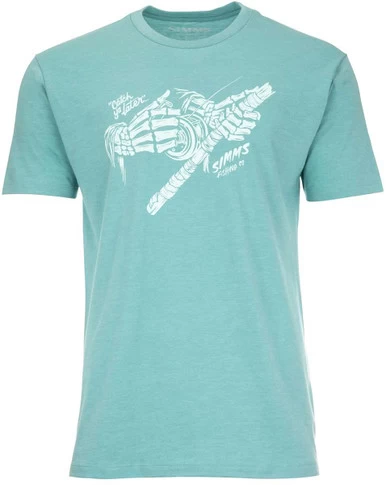 Simms Grim Reeler T-Shirt - Oil Blue Heather - Large 1 Simms Grim Reeler T-Shirt - Oil Blue Heather - Large