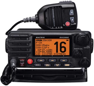 Standard Horizon GX2000 Matrix VHF W/ Optional AIS Input 30W PA 1 Standard Horizon GX2000 Matrix VHF W/ Optional AIS Input 30W PA