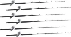 Shimano Talica TAC20BFC / TackleDirect Platinum Hook White Marlin Package W/ 6 Combos